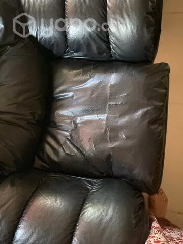 Sillones cuero sintético muy cómodos poco uso