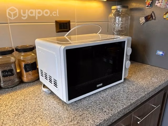 Horno microondas análogo 18 litros blanco