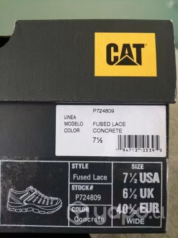 Zapatillas Cat Nuevas 40.5 - Imagen 3