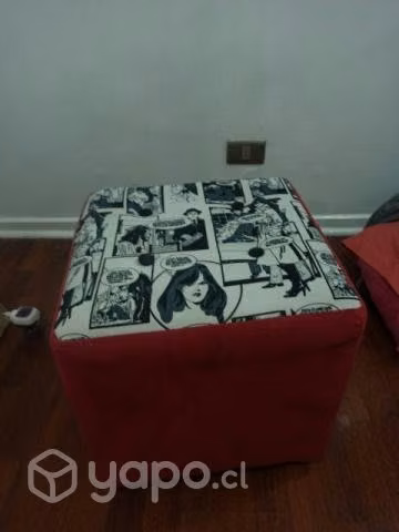Puff estampado