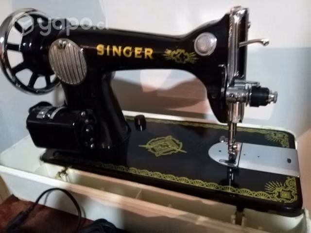 Máquina de coser, singer a motor con pedal