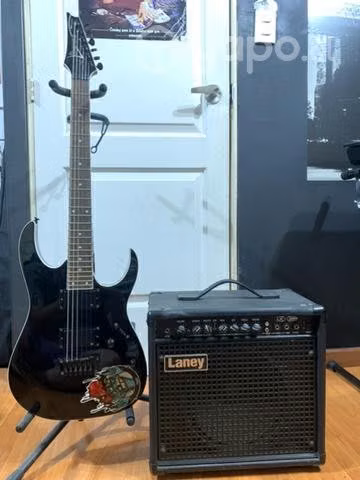 Guitarra Ibanez RGR321EX+Amplificador Laney LX35R