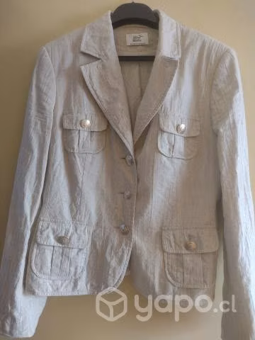 Blazer Lino Beige - Imagen 2