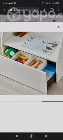 Estante para niños (blanco)