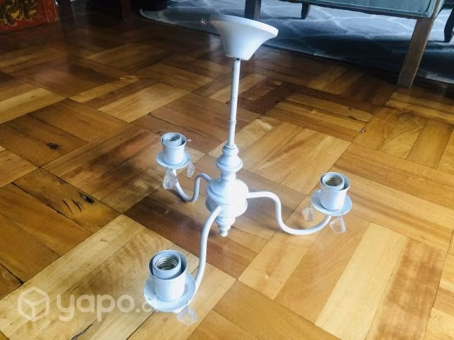 Linda Lampara de techo de lágrimas 3 luces