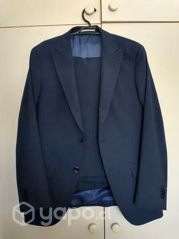 Terno Marca Trial , talla 50 , color azul petróleo