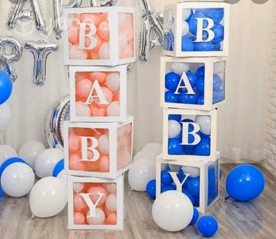 cajitas BABY para globos