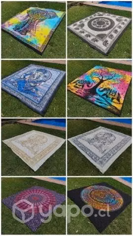 Telas indias de 2 plazas