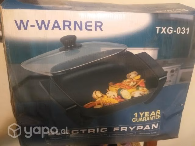 Práctico Sartén Eléctrico W Warner Nuevo