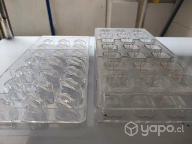 Pack de 3 moldes policarbonato para chocolate