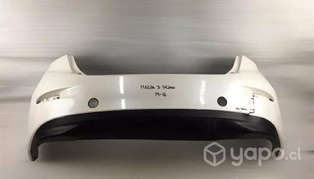 Parachoque trasero Mazda 3 sedan 2014-2016