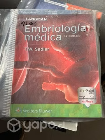 Libro embriológicas Médica 14 Edición NUEVO