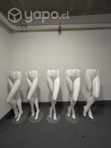 Set de 5 piernas de maniquí