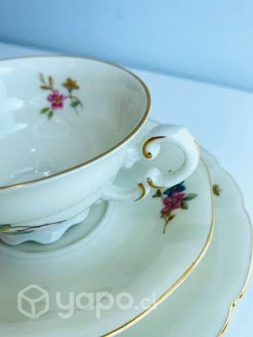 Juego de té de tres piezas