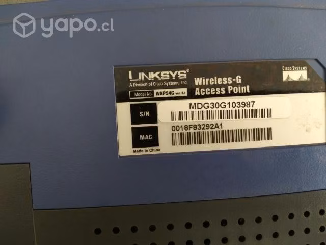Wireless -G Access Point Linksys