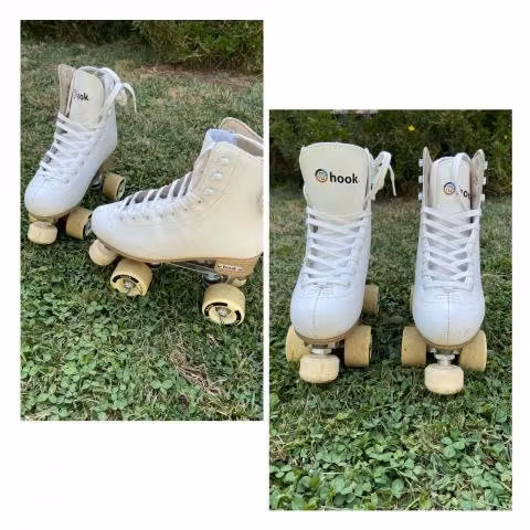 Patines Quad Hook Artístico HK-101 White (usado)