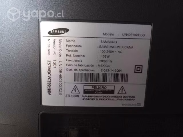 Tele samsung 40" no smart tv