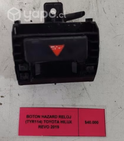 Boton Hazard Reloj (TYR114) Toyota Hilux Revo 2019