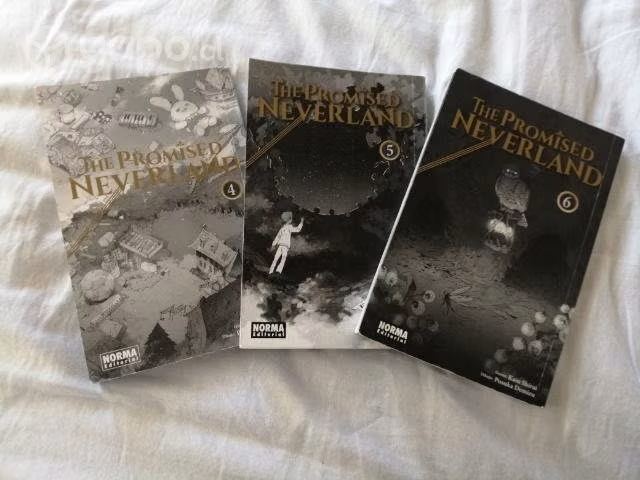 Mangas the promised neverland tomo 4,5 y 6
