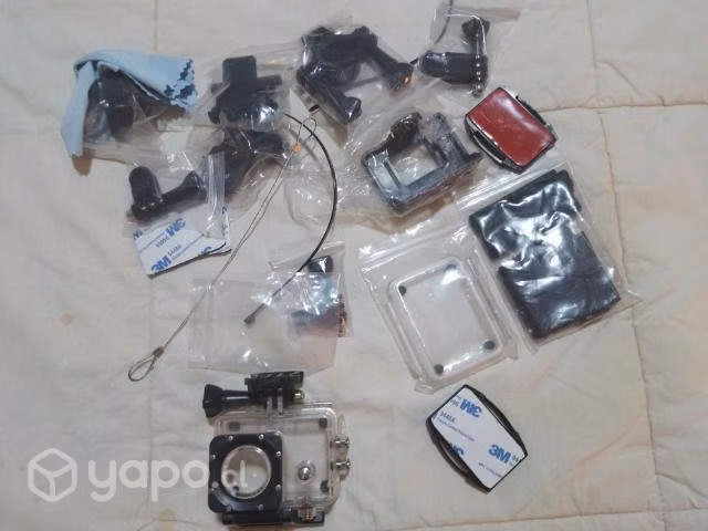 Camara Go pro , ara tarjeta de memoria mas accesor - Imagen 4