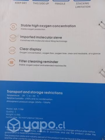 Concentrador de oxígeno