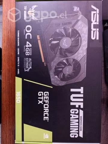 Nvidia GTX 1650 4Gb asus tuf gaming