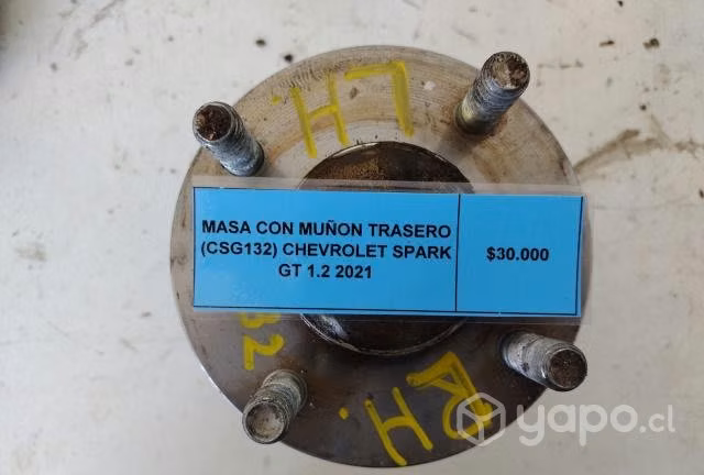 Masa Con Muñón Trasero (CSG132) Chevrolet Spark GT