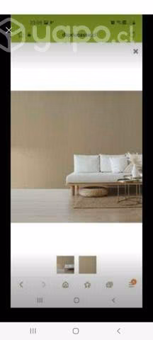 Papel mural color chocolate suave (importado)