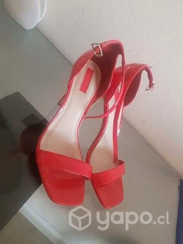 Sandalias color rojo, nuevas - Imagen 2