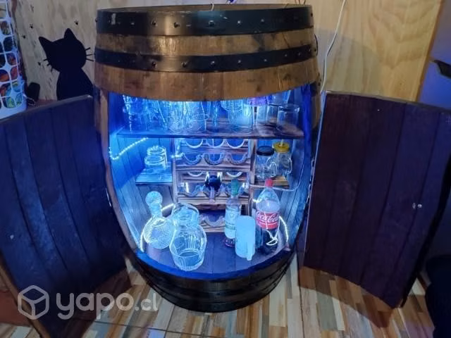 Bar de barrica madera Oregón