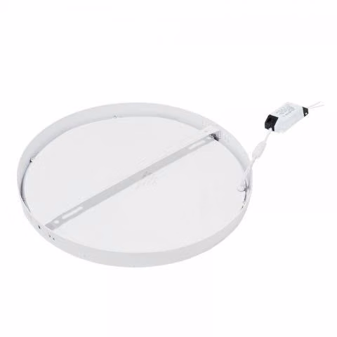 Foco Panel Plafón Led 24w Sobrepuesto Redondo Luz