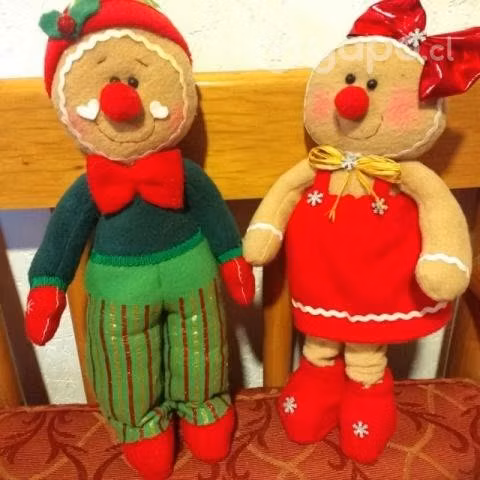 hermosos muñecos navideños