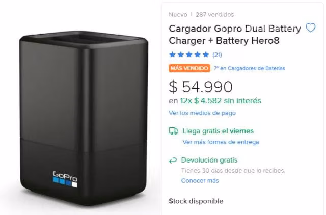 GoPro Hero 8, Muy buen estado, muy poco uso