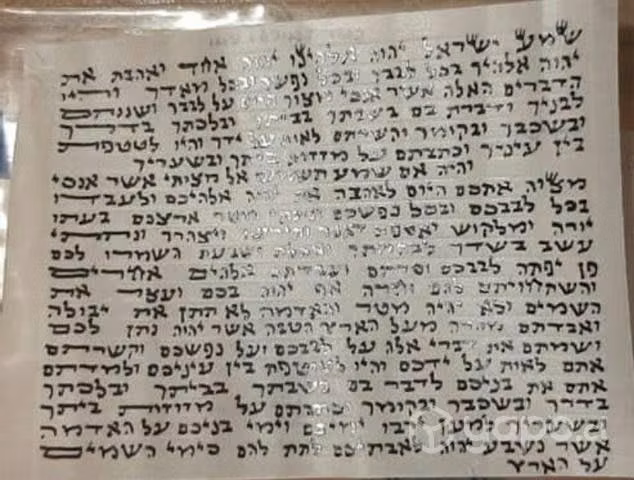Pergamino Mezuzah Original Importado Israel