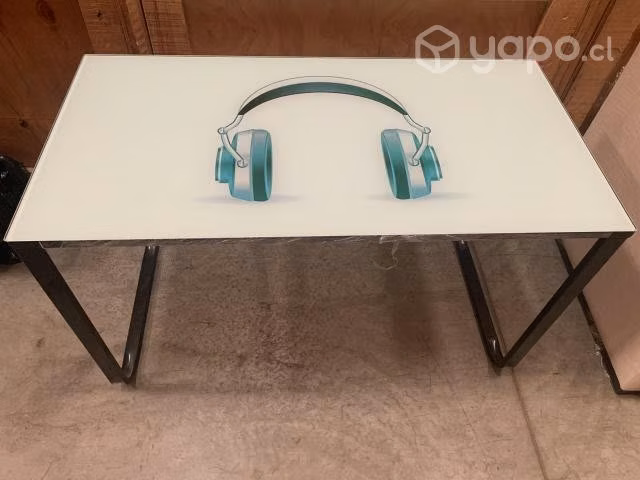 Escritorio con cubierta de vidrio y base de alumin - Imagen 3