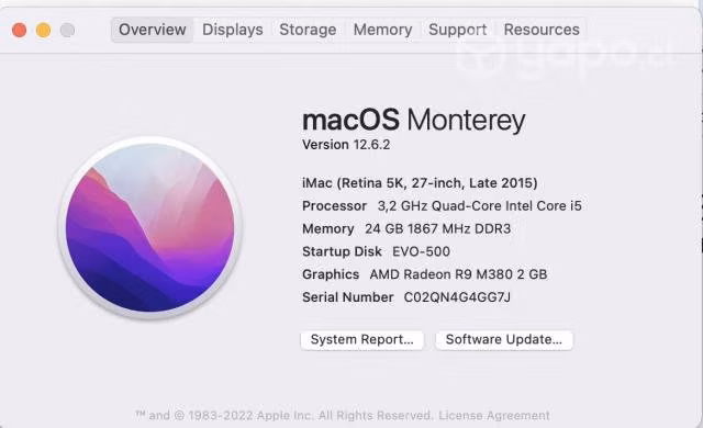 IMAC 27" retina SSD; 24 GB RAM