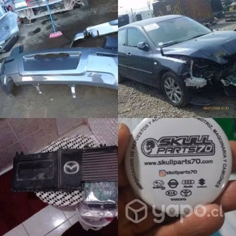 Parachoque trasero original Mazda 3 2008