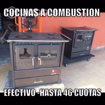 Cocina combustión estufa