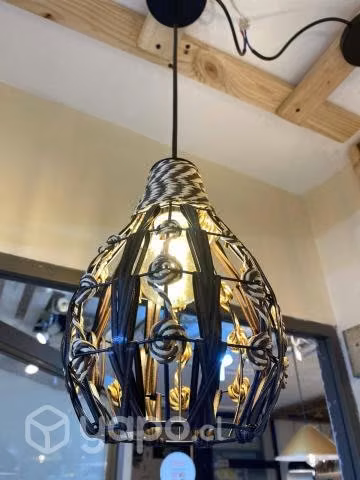 💡lámparas de ratán