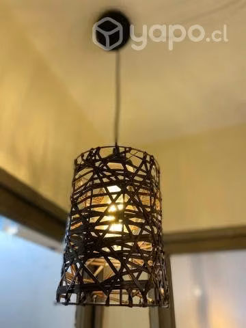 💡lámparas de ratán