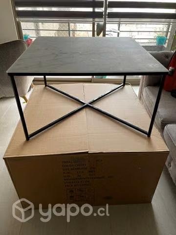Mesa de Centro Vidrio Marmoleado