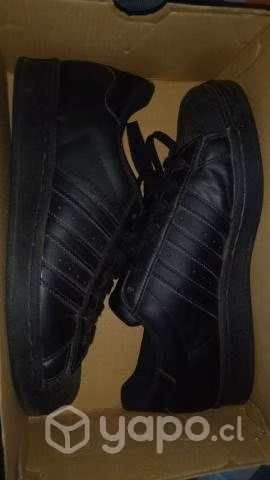 Adidas SUPERSTAR negras Originales - Imagen 2