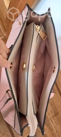 Cartera AMPHORA rosada de Cuero - Imagen 4