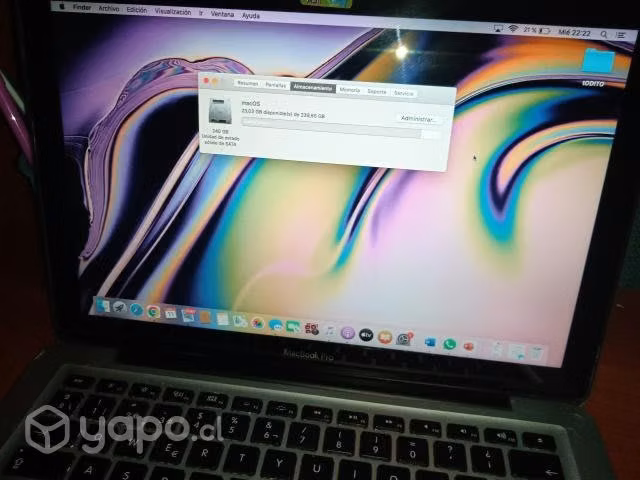 MacBook pro 13 inch (2012)comprado 2016