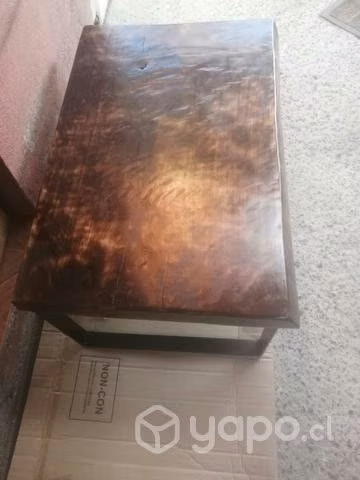 Mesa de centro de madera nativa roble