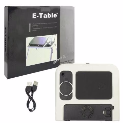 Mesa Plegable Para Notebook Con 2 Ventiladores, Mu