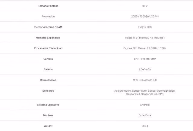 Tablet Galaxy Tab S6 Lite - Imagen 3
