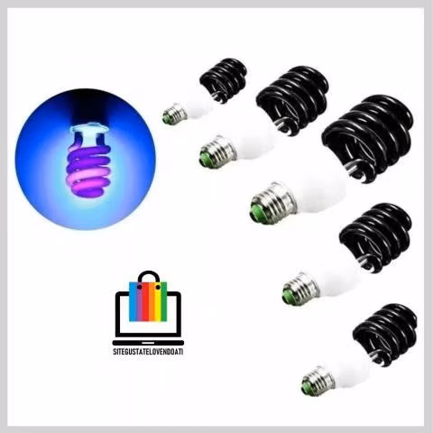Luz Violeta Espiral Larga Vida