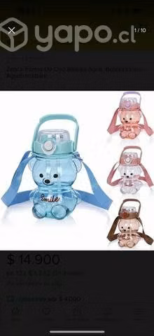 Botellas ositos motivacionales 1litro