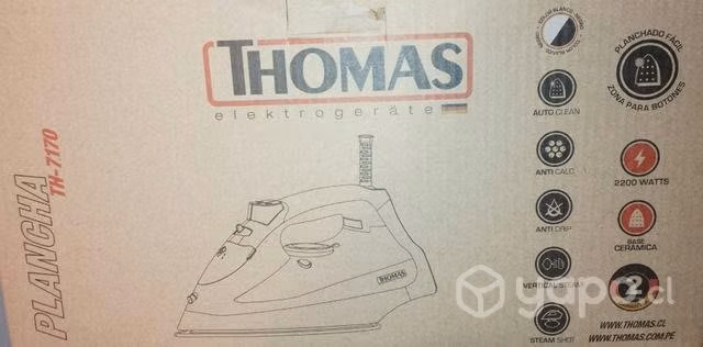 Plancha a vapor, marca Thomas